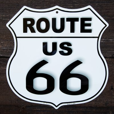ルート66 アメリカ製 ティンサイン メタルサイン 看板/Route 66 Metal